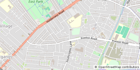 Map of Hull, East Yorkshire
