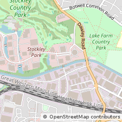Map of Uxbridge, Middlesex