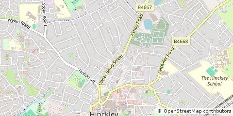 Map of Leicestershire