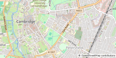 Map of Cambridge