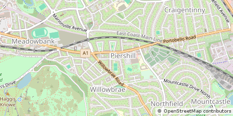 Map of Edinburgh