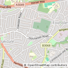 Map of Poole