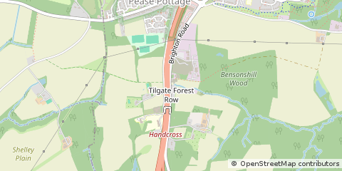 Map of Crawley