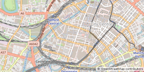 Map of Manchester