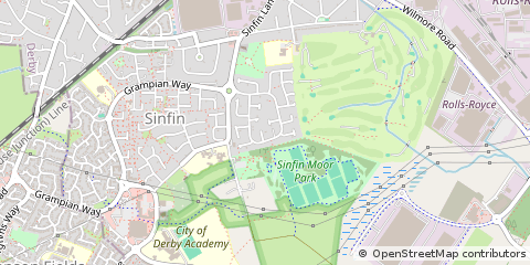 Map of Derby