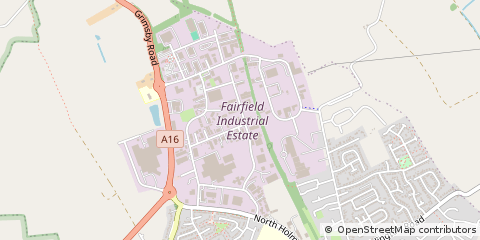 Map of Louth, Lincolnshire