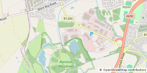 Map of Houghton LE Spring, Tyne and Wear