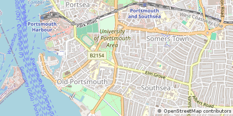 Map of Portsmouth, Hampshire
