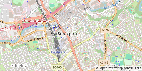 Map of Stockport