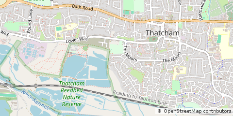 Map of Thatcham