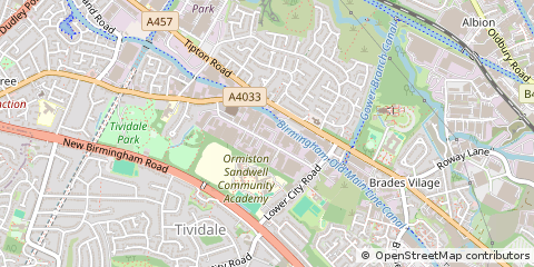 Map of Oldbury, West Midlands