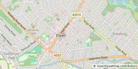 Map of Fleet, Hampshire