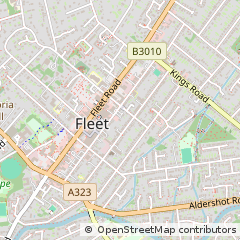 Map of Fleet, Hampshire