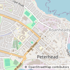 Map of Peterhead, Aberdeenshire