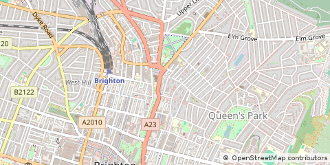 Map of Brighton, East Sussex