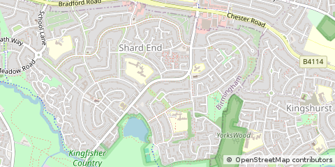 Map of Birmingham