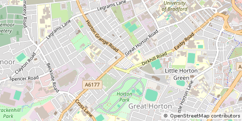Map of West Yorkshire