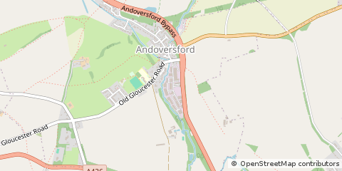 Map of Cheltenham, Gloucestershire