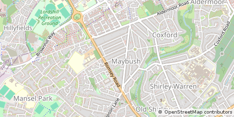 Map of Southampton