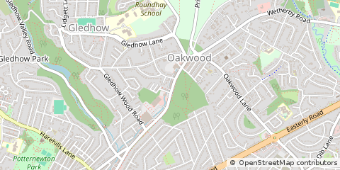 Map of Leeds