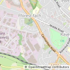 Map of Swansea