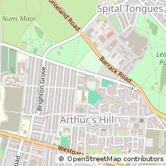 Map of Newcastle Upon Tyne
