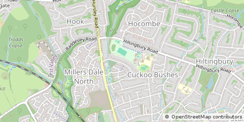 Map of Eastleigh, Hampshire