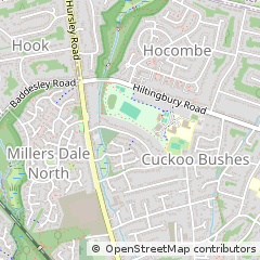 Map of Eastleigh, Hampshire