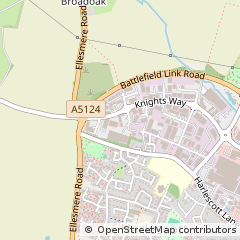Map of Shrewsbury, Shropshire
