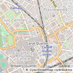 Map of South Glamorgan