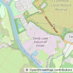 Map of Stourport,, Worcestershire