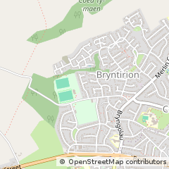 Map of Bridgend