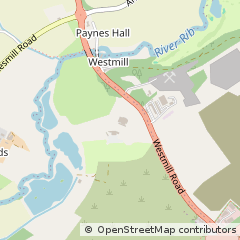 Map of Ware, Beds