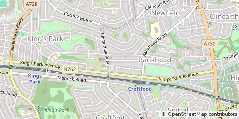 Map of Glasgow