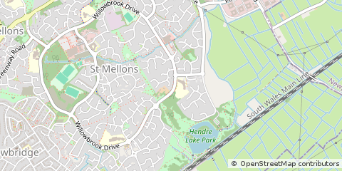 Map of Cardiff