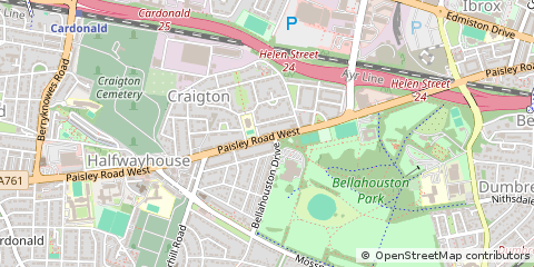 Map of Glasgow