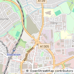 Map of Stockton-on-Tees
