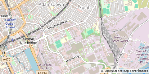 Map of Cardiff