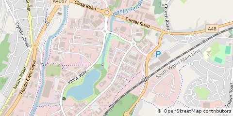 Map of Swansea