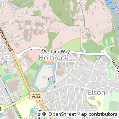 Map of Gosport, Hampshire