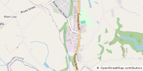 Map of Stoke-on-Trent, Staffordshire