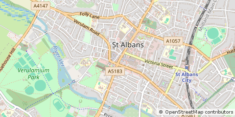 Map of ST. Albans