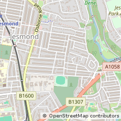 Map of Newcastle Upon Tyne