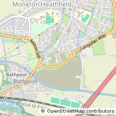 Map of Taunton, Somerset