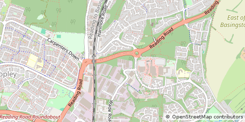 Map of Basingstoke, Hampshire