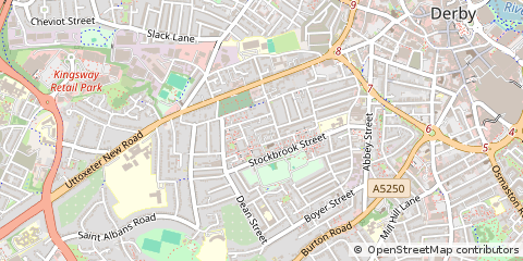 Map of Derby