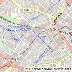 Map of Birmingham, West Midlands
