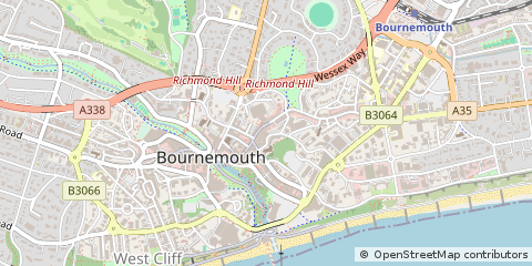 Map of Bournemouth