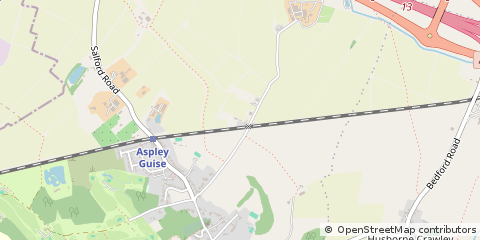 Map of Milton Keynes, Bucks