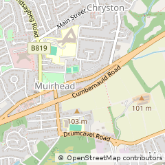 Map of Glasgow, Lanarkshire